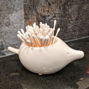 Hedgehog Q-tip Holder